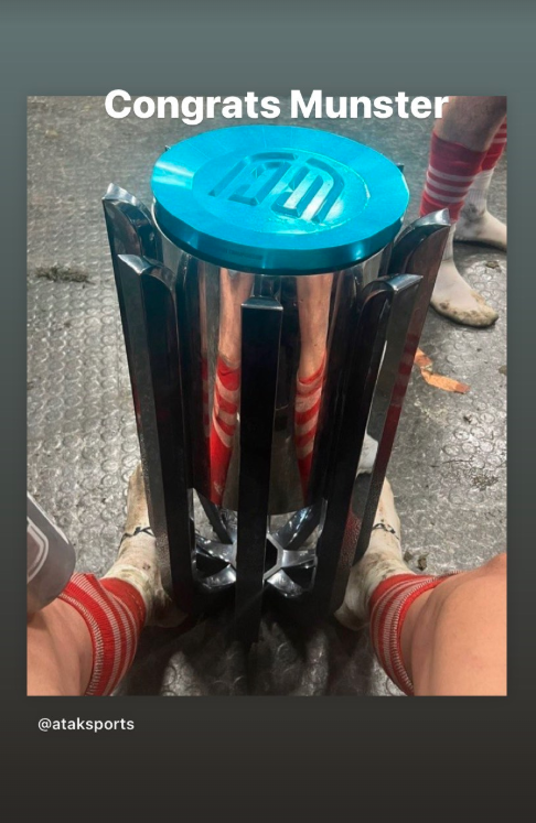 Munster Player Wearing Atak Classic Grip Socks