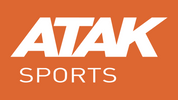 ATAK Sports logo on an orange background