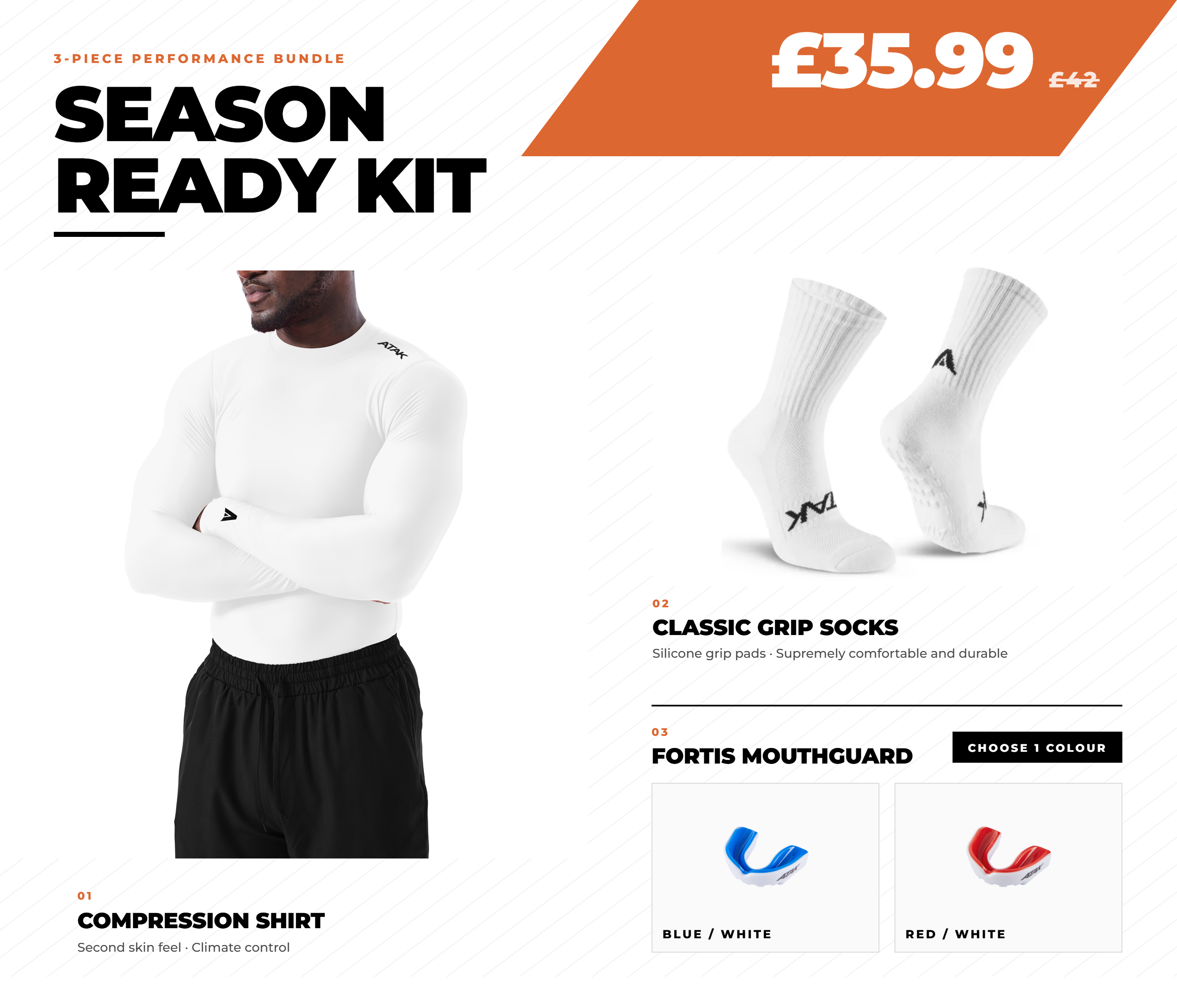 Boy's Rugby Season Ready Kit - White