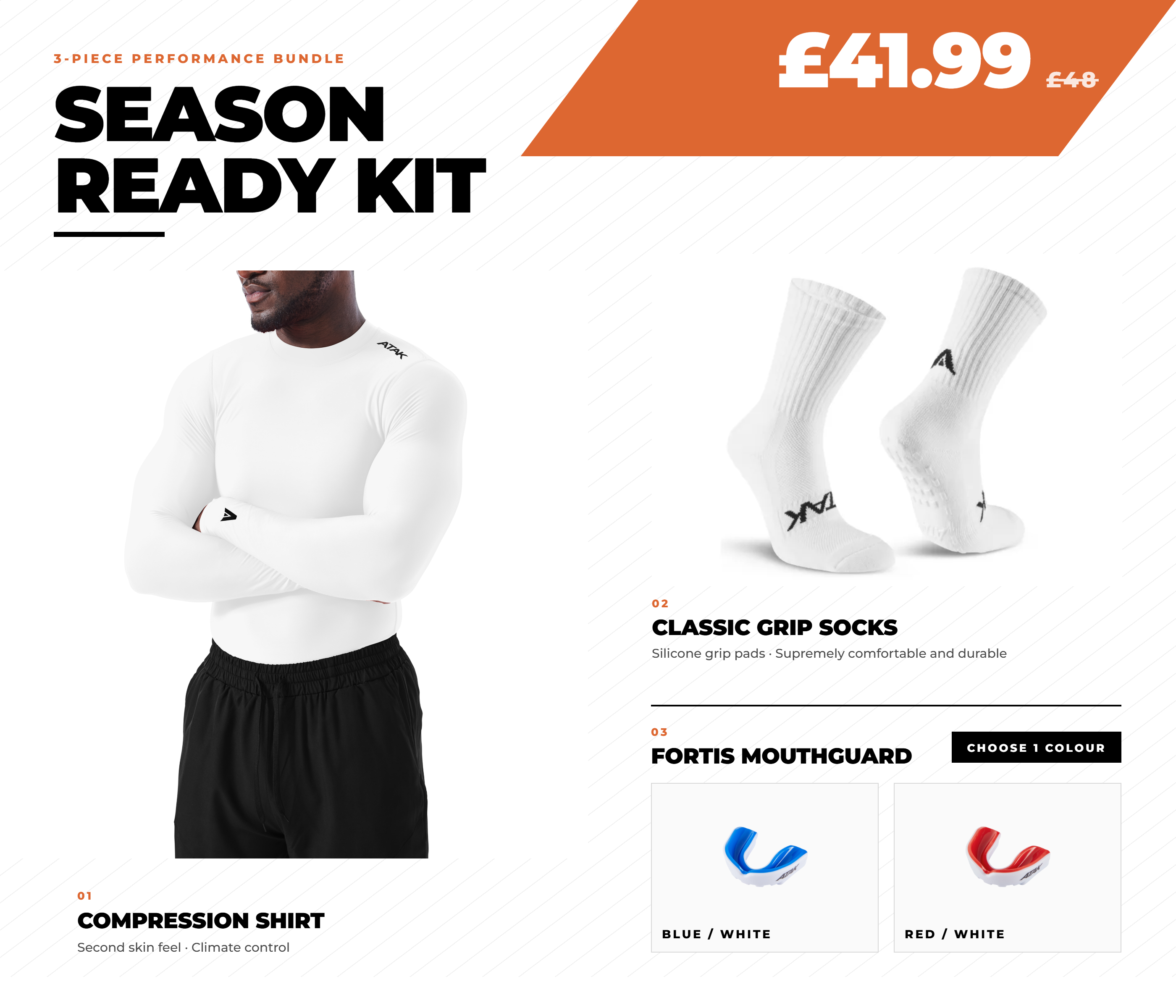 Men's Rugby Season Ready Kit - White